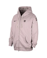 Nike Men's Purple Sacramento Kings Authentic Standard Issue Full Zip Hoodie Jacket
