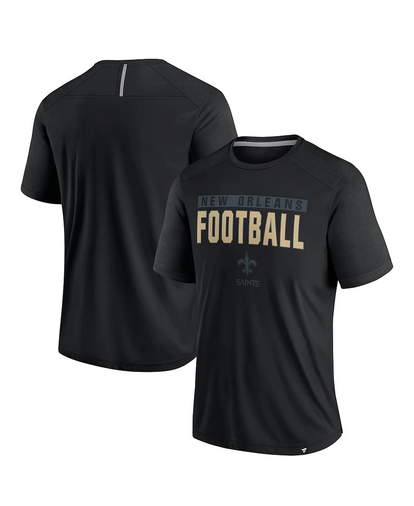 Fanatics Men's Black New Orleans Saints Defender Blackout T-Shirt