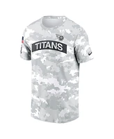 Nike Men's Arctic Camo Tennessee Titans 2024 Salute To Service Performance T-Shirt