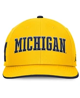 Jordan Men's Maize Michigan Wolverines Athletics Pro Adjustable Hat