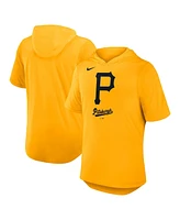 Nike Men's Gold Pittsburgh Pirates Tri-Blend Performance Hoodie T-Shirt