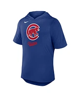 Nike Men's Royal Chicago Cubs Tri-Blend Performance Hoodie T-Shirt