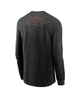 Nike Men's Black San Francisco Giants Cooperstown Collection Knockout Long Sleeve T-Shirt
