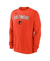 Nike Men's Orange Baltimore Orioles Pullover Sweatshirt