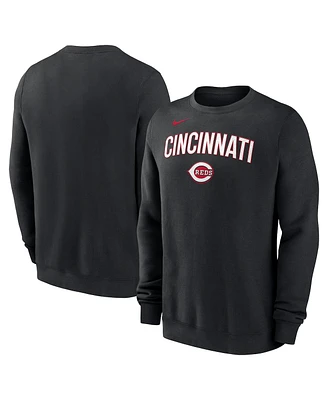 Nike Men's Black Cincinnati Reds Pullover Sweatshirt