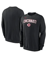 Nike Men's Black Cincinnati Reds Pullover Sweatshirt