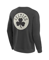 Fanatics Men's Gray Boston Celtics Elements Future Ground Lettering Pullover Sweatshirt