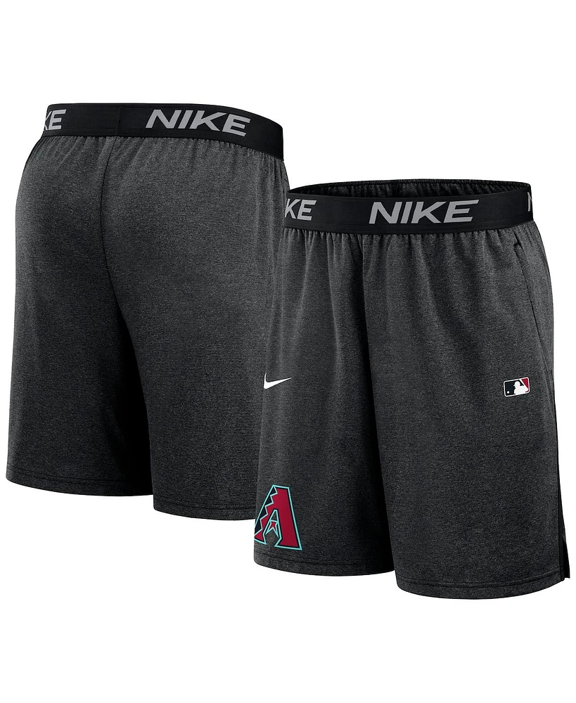 Nike Men's Black Arizona Diamondbacks Authentic Collection Performance Knit Shorts
