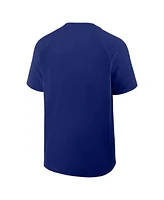Nike Men's Royal Los Angeles Dodgers Authentic Collection Raglan Short Sleeve Windshirt