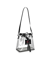 Wear by Erin Andrews Cincinnati Reds Clear Stadium Bucket Purse