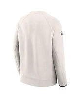 Nike Men's Cream Kansas City Chiefs Super Bowl Lix Opening Night Tech Fleece Pullover Sweatshirt