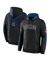 Fanatics Men's Black Chicago Cubs Big City Legacy Fleece Pullover Hoodie
