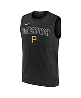 Nike Men's Black Pittsburgh Pirates Knockout Performance Muscle Tank Top