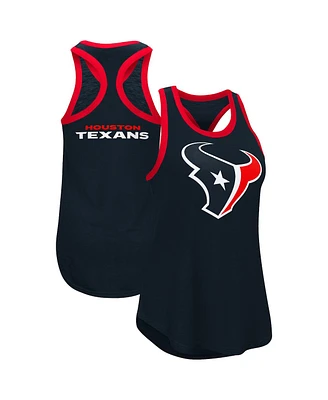 G-iii 4Her by Carl Banks Women's Navy Houston Texans Tater Racerback Tank Top