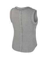 Colosseum Women's Heather Gray Florida Gators Beach You Ribbed Tank Top