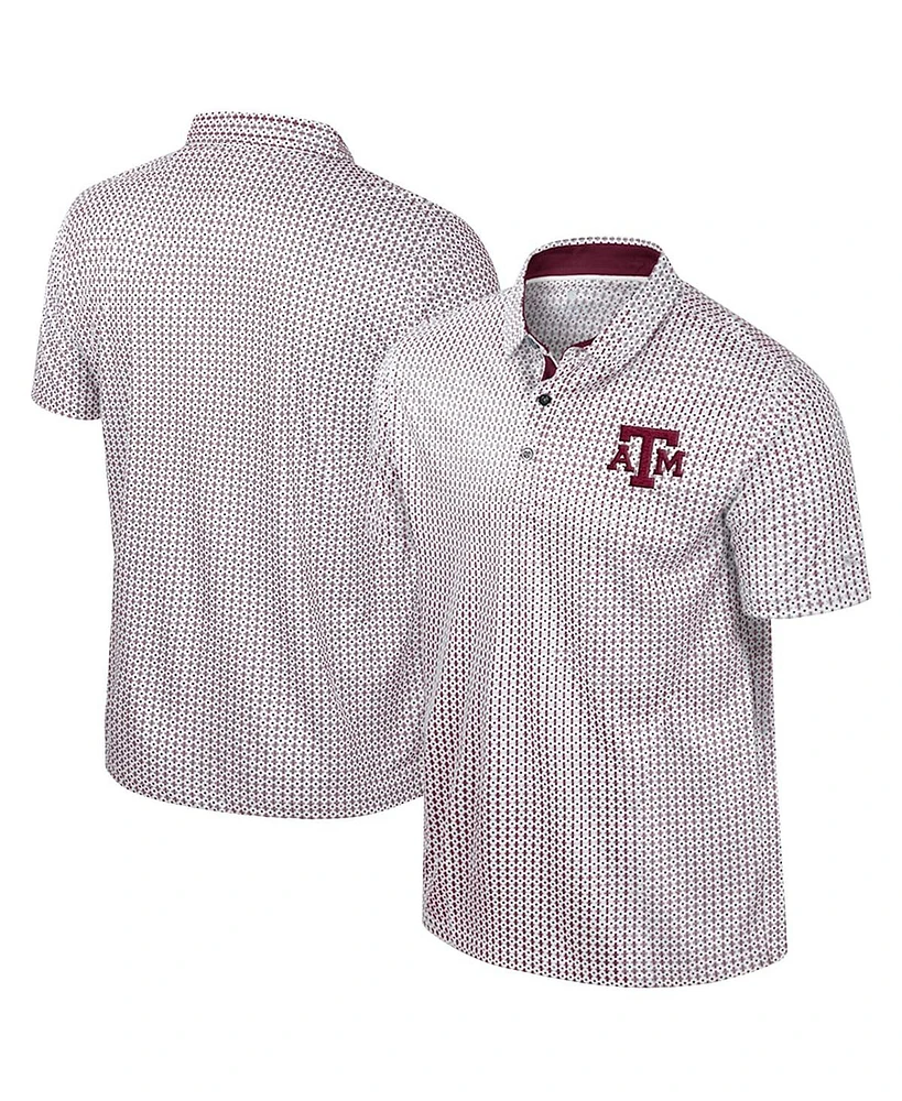 Colosseum Men's Maroon Texas A&M Aggies Big Tall Marty Rival Polo Shirt