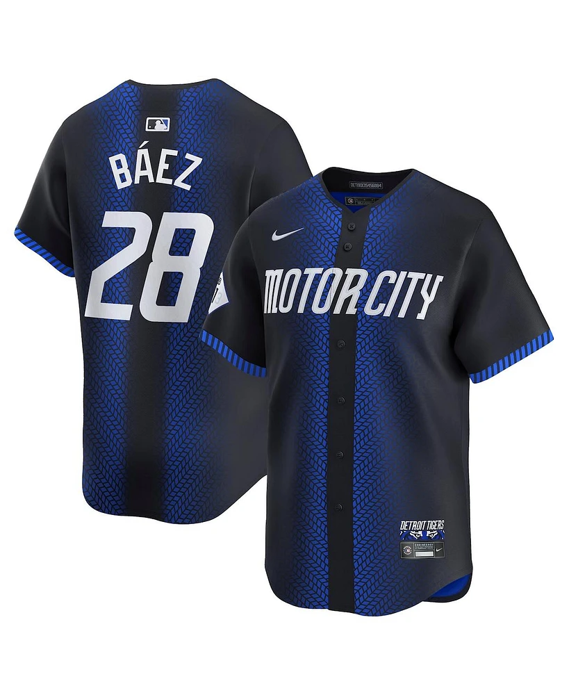 Nike Men's Javier Baez Navy Detroit Tigers City Connect Limited Player Jersey