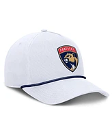 Fanatics Men's White Florida Panthers Rope A-Frame Adjustable Hat
