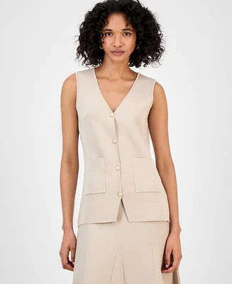Tahari Asl Women's Sweater Vest