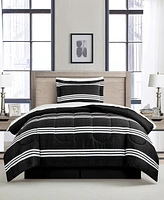 Sunham Aiden Striped 8-Pc. Comforter Sets, Exclusively at Macy's