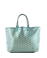 Pre-Owned Goyard Pm Saint Louis Tote Iridescent Coated Canvas