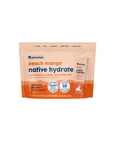NativePath Native Hydrate Stick Packs, Sugar Free Electrolytes Powder with BCAAs, Peach Mango Hydration, Keto & Paleo Friendly, 30 Servings