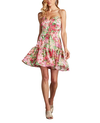 Tadashi Shoji Women's Scout Floral Print Mini Dress