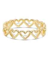 Devata Sweet Heart Ring in 14K Gold, Size 9, approx. 2.6 grams