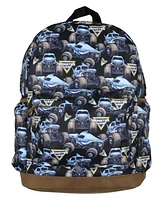 Monster Jam Backpack All-Over Print Megalodon Truck Design School Book Bag