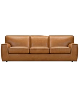 Glympton 98" Leather Sofa, Exclusively at Macy's