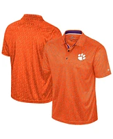 Colosseum Men's Orange Clemson Tigers Sublimated Golf Polo Shirt