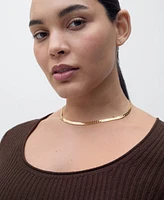 Mango Women's Linen-Blend Knitted Sweater