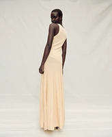 Mango Women's Pleated Knitted Dress