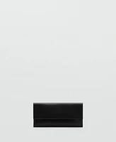 Mango Women's Flap Leather Bag