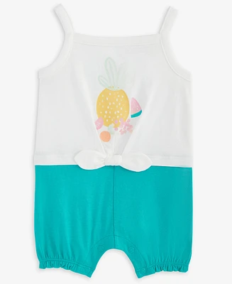 First Impressions Baby Girls Fruit Graphic Colorblocked Sunsuit, Exclusively at Macy's