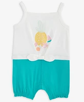 First Impressions Baby Girls Fruit Graphic Colorblocked Sunsuit, Exclusively at Macy's