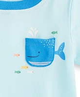 First Impressions Baby Boys Whale Graphic Pocket T-Shirt, Exclusively at Macy's