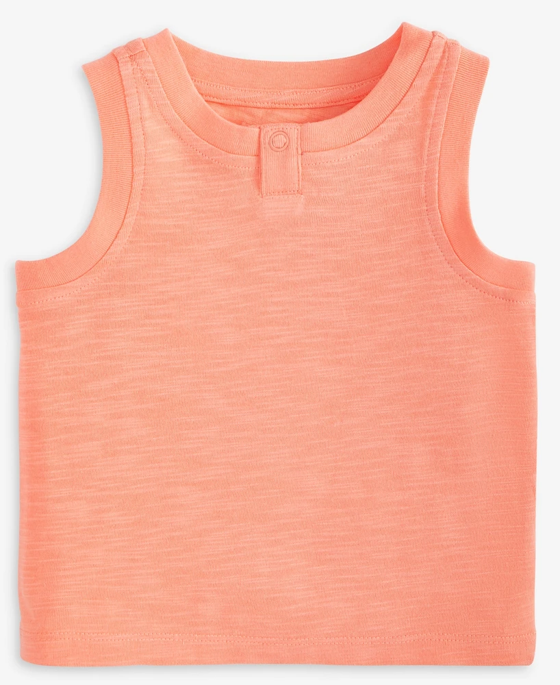 First Impressions Baby Boys Solid Henley Tank Top, Exclusively at Macy's