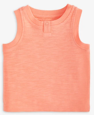 First Impressions Baby Boys Solid Henley Tank Top, Exclusively at Macy's