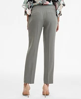 Kasper Women's Stretch Crepe Slim Leg Pant, Regular & Petite Sizes