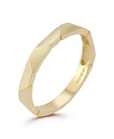 Rachel Zoe Fine Jewelry 14K Gold Geometric Band Ring