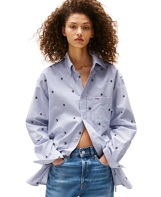 Tommy Girl Women's Embroidered Shirt
