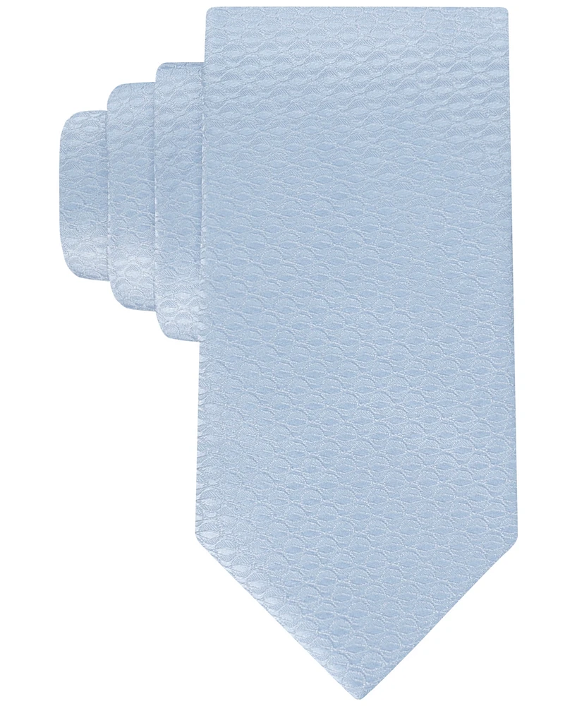Calvin Klein Men's Ray Tonal Geo-Pattern Tie