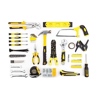 218Piece Tool Set General Hand Tool Kit with Plastic Toolbox Storage Case