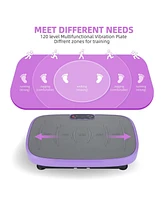 Vibration Plate Fitness Platform – 120 Speed Levels, Whole Body Shaking Machine for Weight Loss, Fat Burn & Lymphatic Drainage