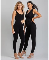 Pietro Brunelli Maternity Sleeveless Dolce Blouse with V-Neck and Side Ruching