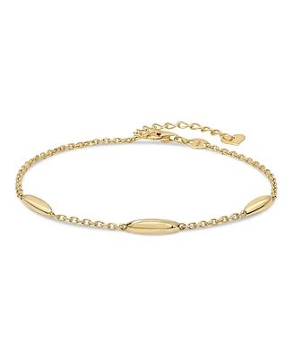 Devata Link Chain Bracelet in 14K Gold, 6.5 in adj to 7.5 in, approx. 2.5 grams.