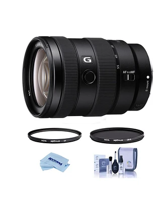 Sony E 16-55mm f/2.8 G Lens, Bundle with Hoya Nxt Plus 67mm Uv+Cpl Filter Kit, Cleaning Kit, Cleaning Cloth