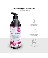 P.t. Supply Co Soothing Pet Shampoo for Dogs & Puppies – Cherry Vanilla Scent, Aloe & Vitamin E, Gentle & Moisturizing Formula