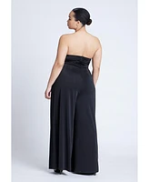 Eloquii Plus Twist Detail Jumpsuit With Cutout